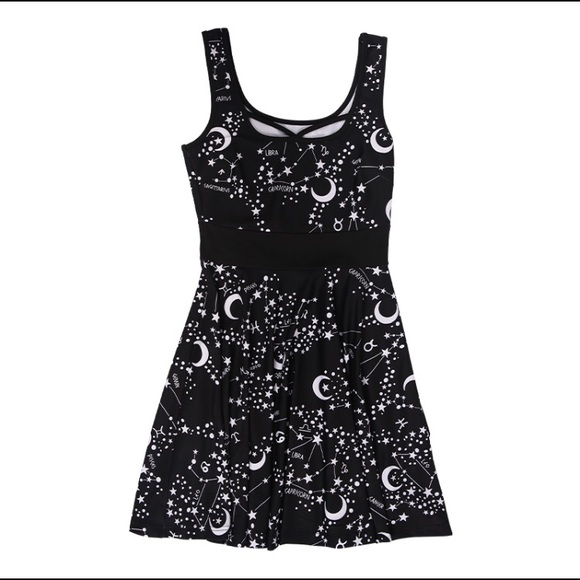⚡️HP⚡️Zodiac Constellation Sun Dress Goth Witch - Picture 5 of 8